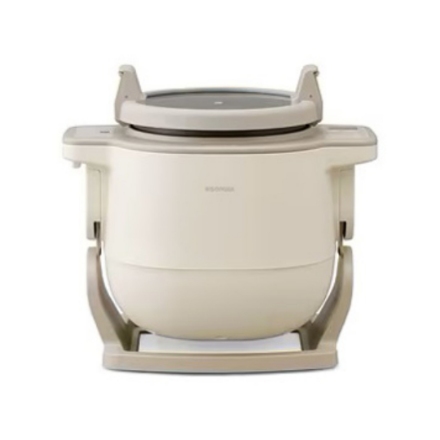 調理鍋 アイリスオーヤマ CHEF DRUM DAC-IB2-C アイボリー