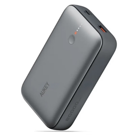 モバイルバッテリー AUKEY 容量：20,000mAh PB-Y57-GY グレー