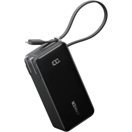 モバイルバッテリー ANKER Power Bank 10000mAh A1637112 ブラック