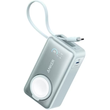 モバイルバッテリー ANKER MagGo Power Bank 10000mAh A1657061 ミントブルー