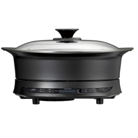 ホットプレート コイズミ KIH-1413／K IHグリル鍋 [ブラック]