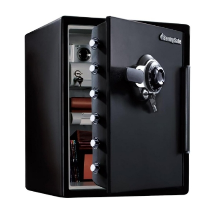 防災グッズ SENTRY (セントリー) 金庫 家庭用 JFW205DG [ブラック ]