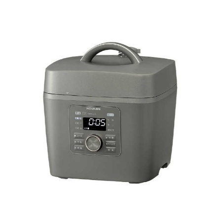 電気圧力鍋 コイズミ ラクラ・クッカー KSC-3503/H グレー