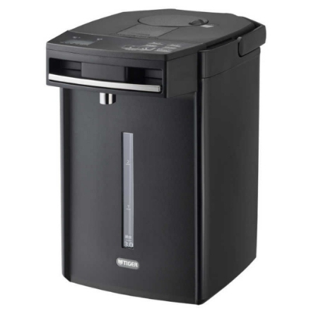 電気ポット タイガー魔法瓶 蒸気レスVE電気まほうびん とく子さん PIM-H300-KE [アーバンブラック]