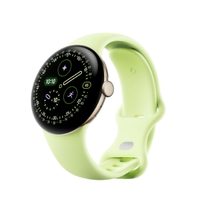 Pixel Watch 4 41mm GA06002-US [Champagne Gold アルミケース/Lemongrass アクティブ バンド]