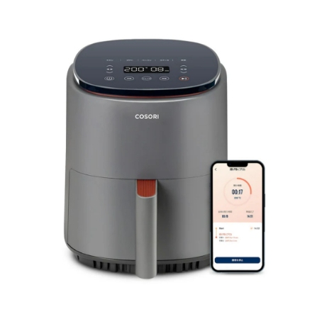 調理家電 コソリ ノンフライヤー Lite 3.8L SMART COLI38SAFGY グレー