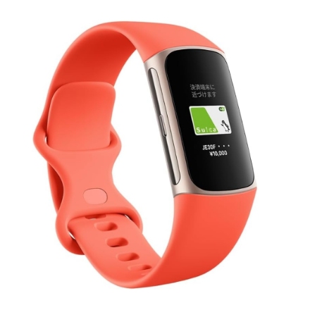フィットネス Fitbit Charge 6 GA05184-AP オレンジ