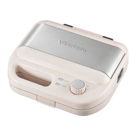 オーブントースター ビタントニオ ワッフル＆ホットサンドベーカー VWH-600-I アイボリー