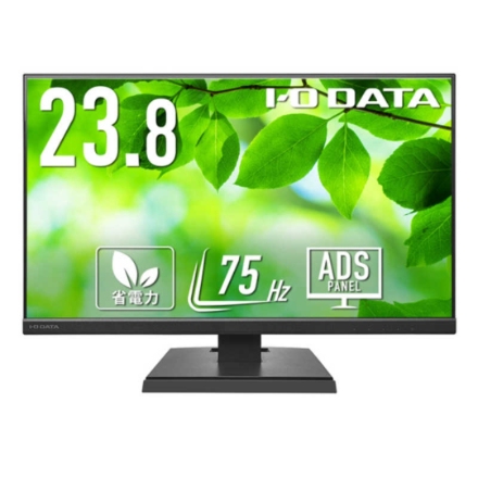 PC用LCDモニター IOデータ 23.8型 フルHD ワイド液晶 ADSパネル採用 LCD-A241DB ブラック