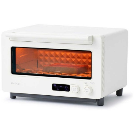 オーブントースター シロカ すばやき 2枚焼き ST-2D451(W) ホワイト