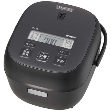 炊飯器 タイガー魔法瓶 炊きたて マイコンジャー炊飯器 3合炊き JBS-G055KM マットブラック