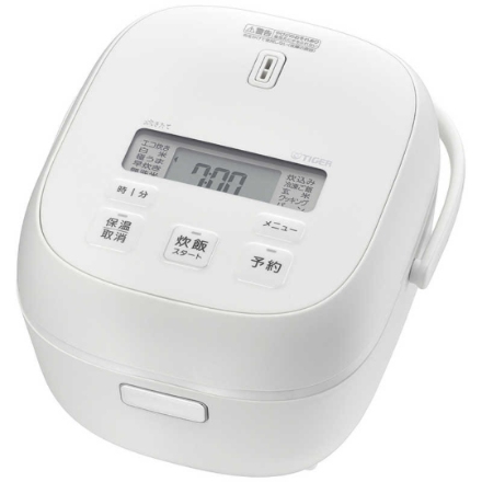 炊飯器 タイガー魔法瓶 炊きたて マイコンジャー炊飯器 3合炊き JBS-G055-WM マットホワイト