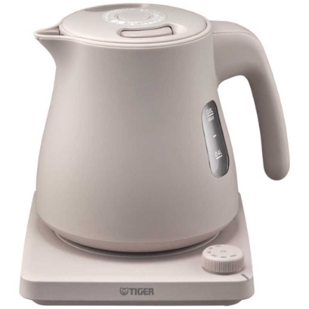 電気ケトル タイガー魔法瓶 蒸気レス電気ケトル 0.8L PTV-A080-CB ブロンドベージュ