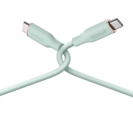 充電ケーブル アンカー PowerLine III Flow USB-C ケーブル 1.8m A8553N62 ミントグリーン