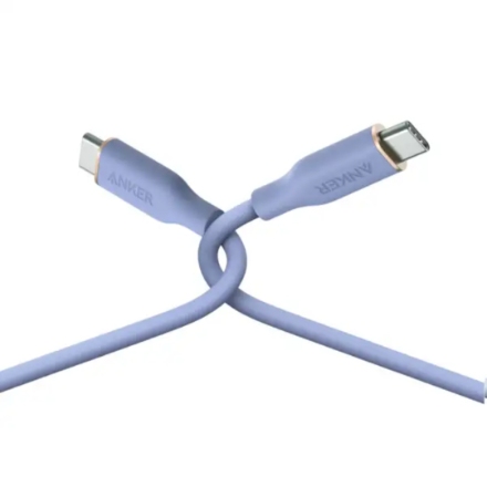 充電ケーブル アンカー PowerLine III Flow USB-C ケーブル 1.8m A8553NQ2 ラベンダーグレー