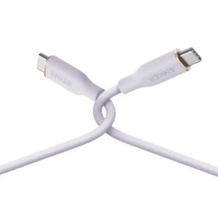 充電ケーブル アンカー PowerLine III Flow USB-C ケーブル 1.8m A8553NV2 ライトパープル