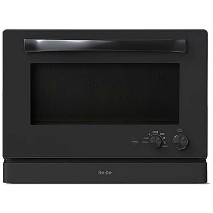 オーブンレンジ A-STAGE 20L フラット Re・De Range MO02A-20BK ブラック