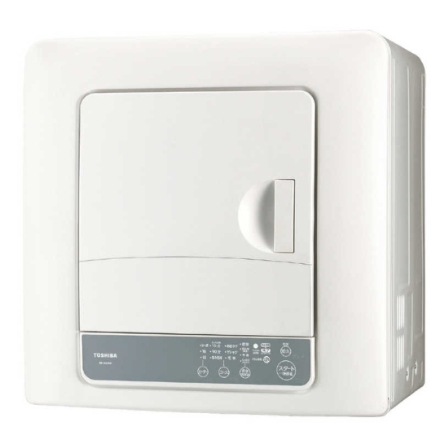 衣類乾燥機 東芝 乾燥4.5kg (50Hz／60Hz共用) ED-45A4-W ピュアホワイト