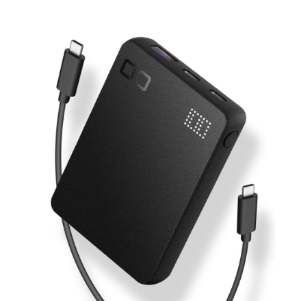 モバイルバッテリー CIO SMARTCOBY Pro SLIM SS CIO-MB35W2C1A-SSA10K-S-BK ブラック