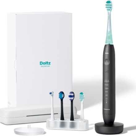 電動歯ブラシ パナソニック W音波振動ハブラシ スマート ドルツプレミアム EW-DT88-K スペースブラック