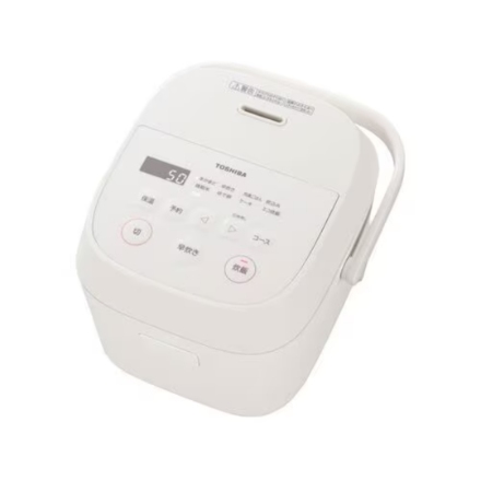 炊飯器 東芝 マイコン炊飯器 3合炊き RC-5AMX(W) ミルキーホワイト