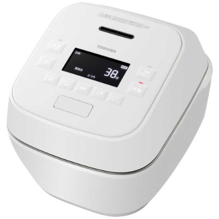 東芝 真空圧力IH炊飯器 炎匠炊き 5.5合 RC-10SGA-W グランホワイト