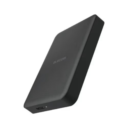 エレコム 外付けHDD ポータブル 2.5インチ 2TB ELP-HTV020UBK ブラック