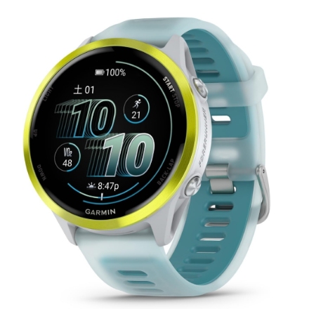 ガーミン スマートウォッチ Forerunner 570 47mm 010-02971-31 [White/Amp Yellow]