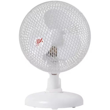 ネオーブ クリップ扇風機 卓上&クリップの２Way 2段階風量切替 NFW18-C26W ホワイト