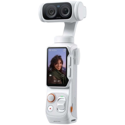 Insta360 ジンバルカメラ insta360 Luna 可変焦点距離対応デュアルレンズ 1インチ8Kセンサー 望遠レンズ CINSABTA-LUNAULTRA02 ホワイト