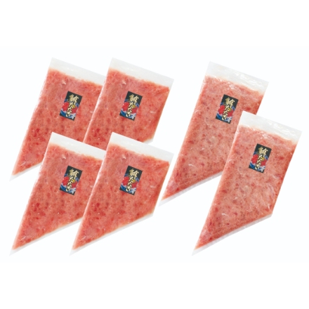 オリーブオイルを使った トランス脂肪酸ZERO マグロたたき 1.0kg [マグロたたき(生食用)300g×2パック、マグロたたき(生食用)100g×4パック]