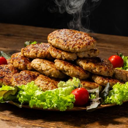 直火焼き合挽ハンバーグ 70g×20個