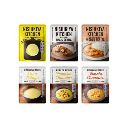 カレーとスープ6種セット 180g×5P、160g×1P