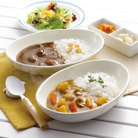 食通ためのカレーセット（ビーフカレー（中辛口）・ベジタブルポークカレー（甘口） 各200g×2食）