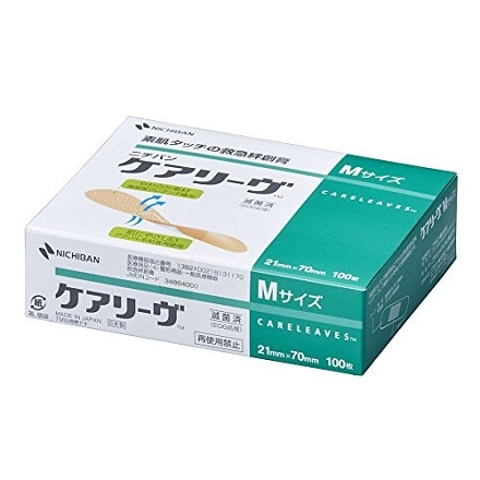 ニチバン ケアリーヴ Mサイズ 1箱 ( 100枚入 )