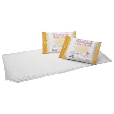 総合サービス からだふきボディータオル(防災用) 300×600 1箱(12枚/個×36個入) BW-580 (7-1105-01)