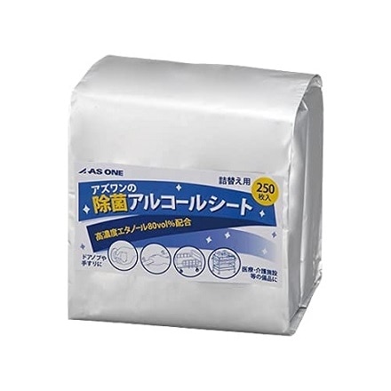 アズワン 除菌アルコールシート 詰替用 (7-428-11)