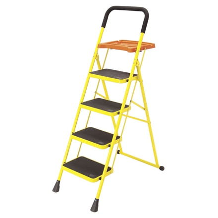 STEEL DECO 脚立 4段 折りたたみ 踏み台 梯子 ステップ