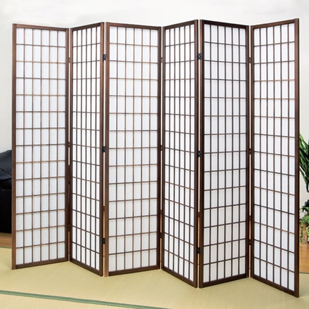 障子風スクリーン 高さ178.5cmタイプ 6連 パーテーション