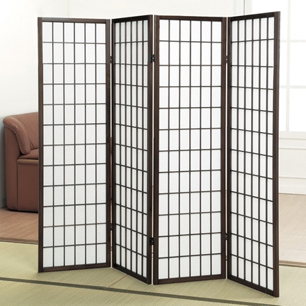 障子風スクリーン 高さ148.5cmタイプ 4連 パーテーション ジャパンディ