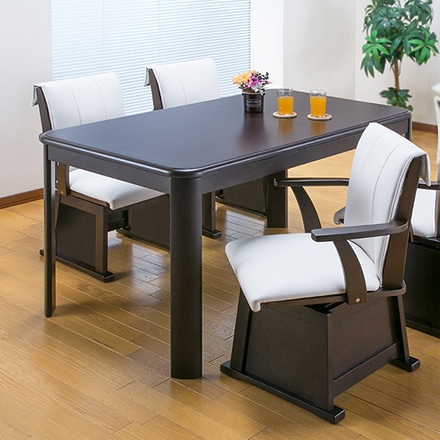 ダイニングこたつテーブル 135x80 FLGTK-135FC　[こたつテーブル単品]