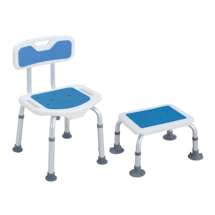 Ｈ・Ｍ アルミ製シャワーベンチ＆ステップセット