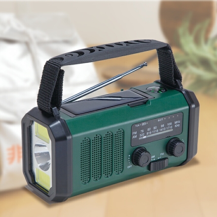 5WAY大容量10000mAh 多機能 防災ラジオ