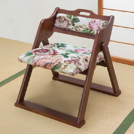 天然木 和風 折りたたみ 椅子