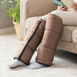 レッグウォーマー2組セット 5WAY 冷え対策