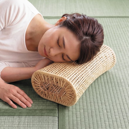 懐かしの籐の枕 まくら 天然籐 ラタン 夏用 和風 アジアン