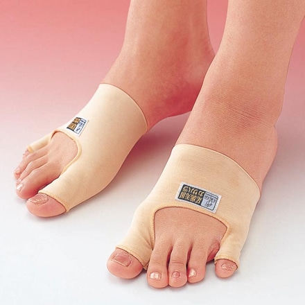 笠原式 外反母趾 内反小趾 シルク サポーター 4枚組 同サイズ S