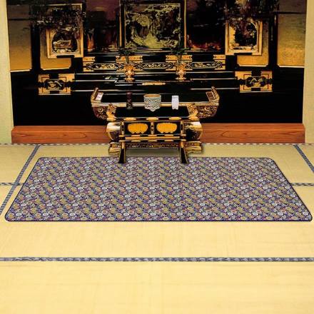 仏前マット 小菊 大 100×180