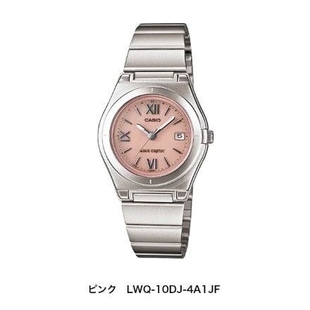 電波ソーラー女性用ウォッチ ピンク　LWQ-10DJ-4A1JF