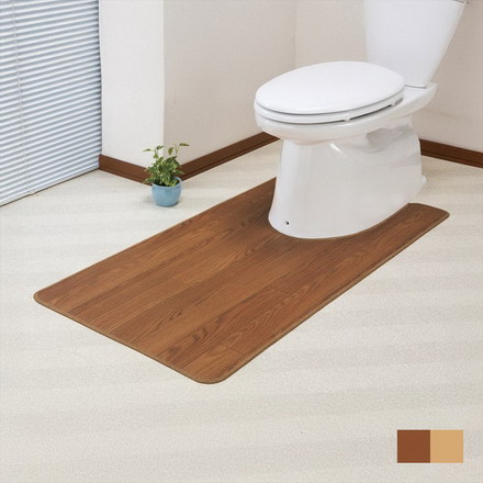 木目調トイレマット ナチュラル